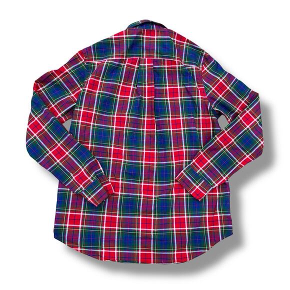 Polo Ralph Lauren Big Boys Size XL (18-20) Red Plaid Button Shirt Cotton Pony - Picture 2 of 7
